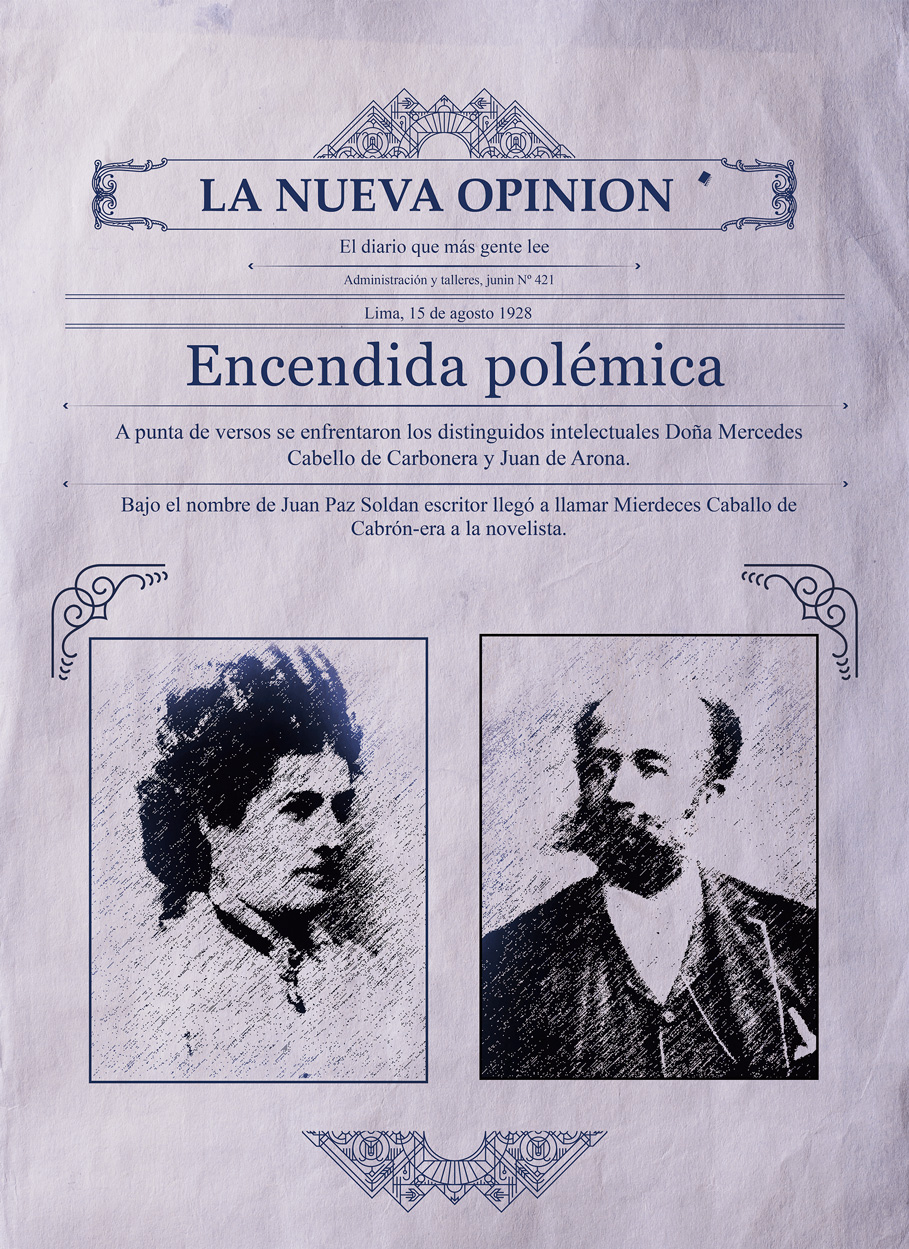 Mercedes Cabello de Carbonera, Juan de Arona